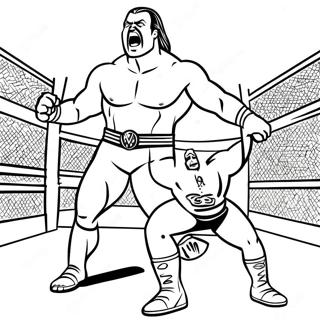 Kolorowanka Intensywnej Walki O Mistrzostwo Wwe 119966 54813