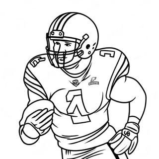 Dynamiczna Akcja Christian Mccaffrey Strona Kolorowanki 120375 55133