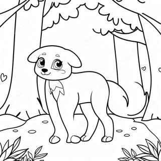 Doma W Magicznym Lesie Kolorowanka 120709-55400