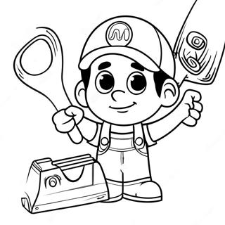 Handy Manny Z Narzedziami Kolorowanka 121426-56119