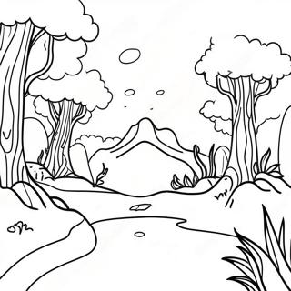 Kolorowanka Z Czarujacym Krajobrazem Swiata 121837 56441