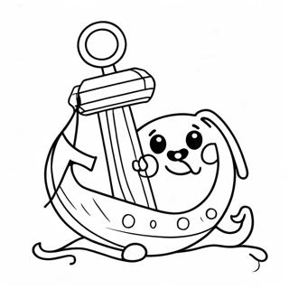 Urocza Kreskowkowa Kotwica Kolorowanka 122373-56915