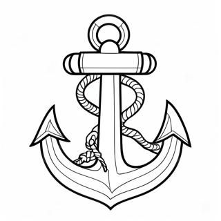 Kotwica W Tematyce Morskiej Kolorowanka 122375-56922