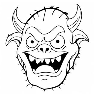 Straszny Brzydki Potwor Kolorowanka 122400-56941