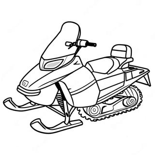 Kolorowanka Z Skuterem Snieznym 122423-56950