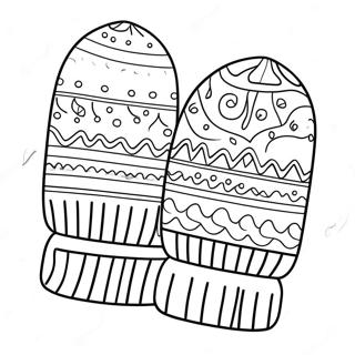 Przytulne Rekawiczki Kolorowanka 122527-57035