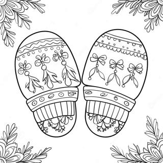 Swiateczne Rekawiczki Kolorowanka 122529-57042