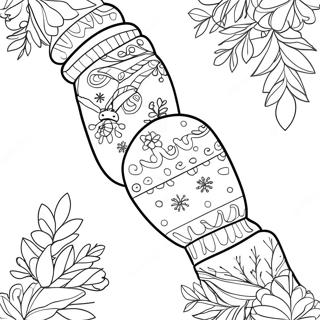 Swiateczne Rekawiczki Kolorowanka 122529-57044