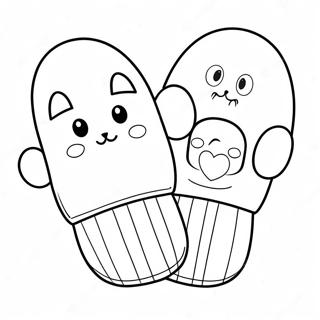 Urocze Zwierzece Rekawiczki Kolorowanka 122530-57048