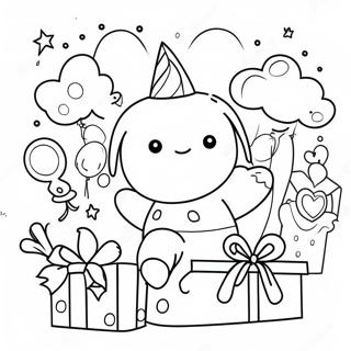 Kolorowanka Z Ekscytujacymi Prezentami Na 2 Urodziny 122867-57306