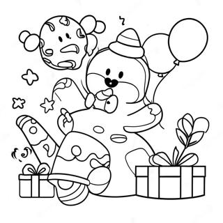 Kolorowanka Z Ekscytujacymi Prezentami Na 2 Urodziny 122867-57307