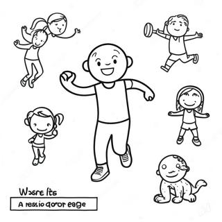 Kolorowanka Plakatu Z Wskazowkami Do Cwiczen 122969 57382