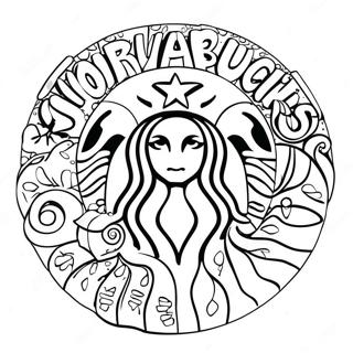 Urocza Kolorowanka Logo Starbucks 123173 57538