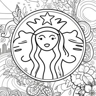 Urocza Kolorowanka Logo Starbucks 123173 57540