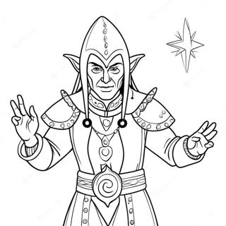 Kolorowanka Eldar Farseer Z Mocami Psychicznymi 123200-57563