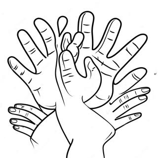 Kolorowe Rece I Stopy Kolorowanka 123481 57775