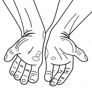 Kolorowe Rece I Stopy Kolorowanka 123481 57776