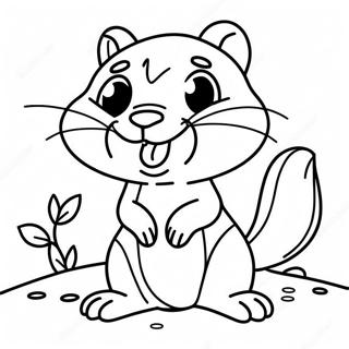 Szczesliwy Wiewiorka Z Usmiechem Kolorowanka 123818 58041