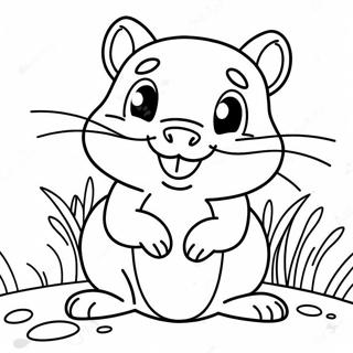 Szczesliwy Wiewiorka Z Usmiechem Kolorowanka 123818 58044