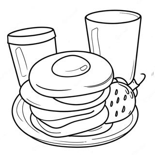Kolorowanka Sniadanie 124380-58563