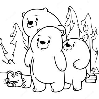 Kolorowanka We Bare Bears 124638-58761