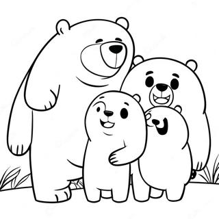 Kolorowanka We Bare Bears 124638-58763