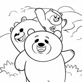 Kolorowanka We Bare Bears 124638-58764