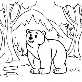 Kolorowanka Magiczna Podroz Brata Niedzwiedzia 124692 58814