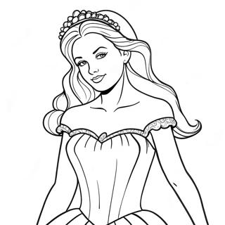 Kolorowanka Z Daphne W Pieknej Sukience 124871 58947