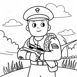 Odwazny Zolnierz W Walce Kolorowanka 125208 59216