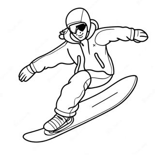 Kolorowanka Snowboardowa 125307-59282