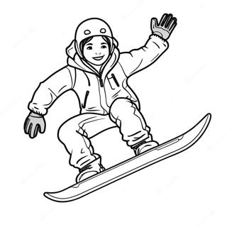 Kolorowanka Snowboardowa 125307-59283