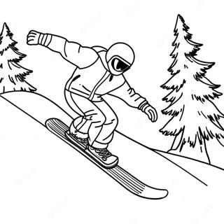 Kolorowanka Snowboardowa 125307-59284