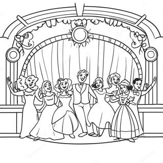 Ekscytujaca Scena Musicalowa Kolorowanka 125439-59394