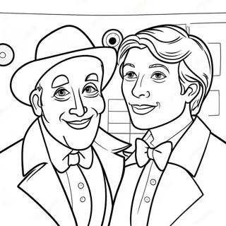 Uroczy Aktorzy Teatralni Kolorowanka 125440-59399