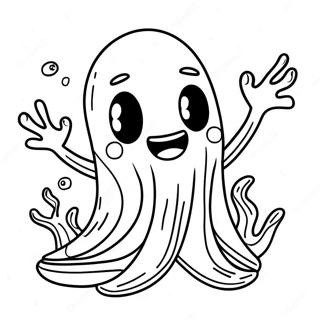 Kolorowanka Z Zabawny Postacia Wodorostow Z Kreskowki 126392-60130