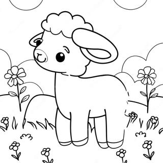 Urocze Jagnie W Lace Kolorowanka 127527-61133