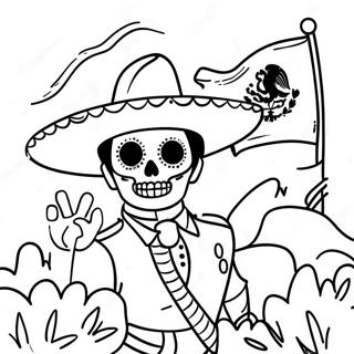 Kolorowanka Z Okazji Dnia Niepodleglosci Meksyku 127578-61172