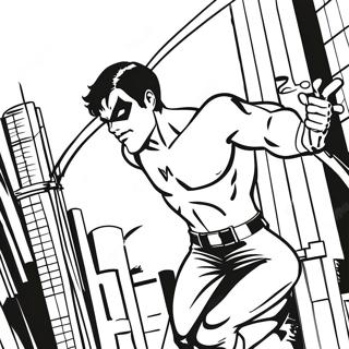 Nocny Skrzydlaty W Gotham City Kolorowanka 127966-61483