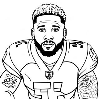 Odell Beckham Jr Kolorowanki