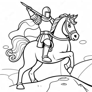 Kolorowanka Odwagi Dzielnego Rycerza 129072 62336