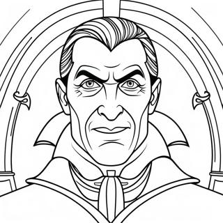 Kolorowanka Klasycznego Drakuli Z Peleryna 129101-62367