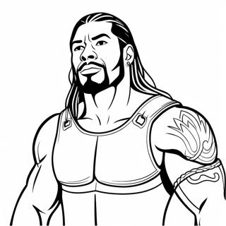 Roman Reigns W Akcji Kolorowanka 129428-62613