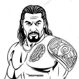 Roman Reigns W Akcji Kolorowanka 129428-62614