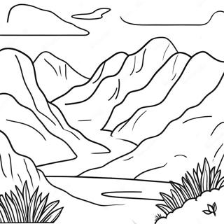 Kolorowanka Zielona Dolina Gorska 129663-62806