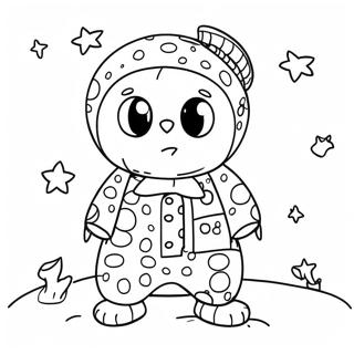 Kolorowanka Kaprysnego Sandmana W Pizamie 129969-63037