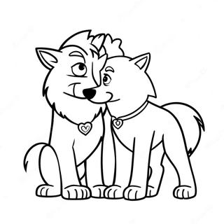 Balto I Jenna Kolorowanka Przyjazni 130558-63496