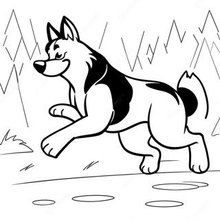 Balto Biegnacy Przez Snieg Kolorowanka 130560-63504