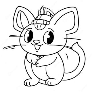 Kolorowanka Z Meowthem Z Moneta Na Glowie 131205-63995