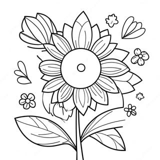 Piekna Kolorowanka Z Dzikimi Kwiatami 131412 64161